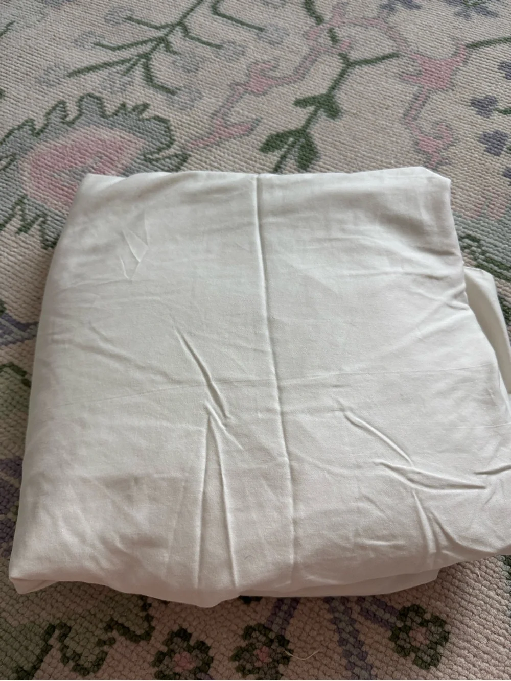 Queen Size Brookline Duvet Cover in Cream